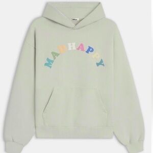 Madhappy Hoodie - Pastel Letters on Light Green